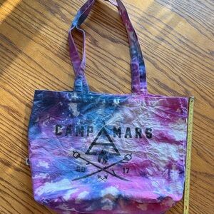 UNIQUE collection Tie-Dye Tote Bag Camp Mars 2017